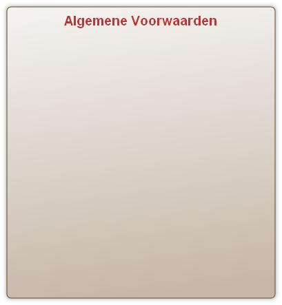 Algemene Voorwaarden